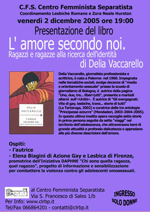 L'amore secondo noi di Delia Vaccarello